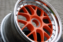 BBS Porsche-Cup1- Bett poliert & Stern Sonderlackierung