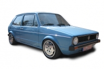 Golf I Umbau auf 1.8l 16V mit Doppel-Weber-Vergaser auf Porsche “Winterkult” einteilig