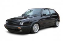 Golf II Wolfsburg Edition mit 2.0l 16V auf BBS zweiteilg poliert