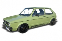 VW Golf I Fahrzeugrestauration auf 1.8l G60 mit Porsche “Wählscheibendesign” pulverbeschichtet