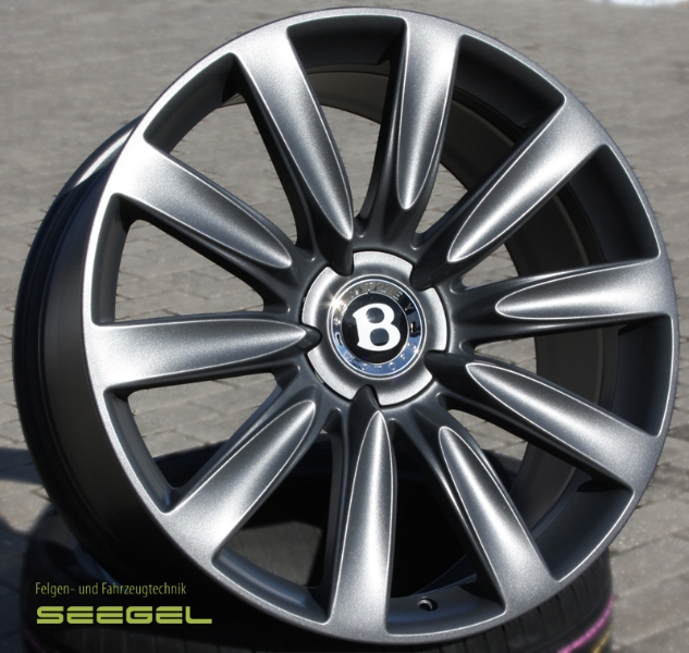 Bentley mit Pulverbeschichtung Anthrazit