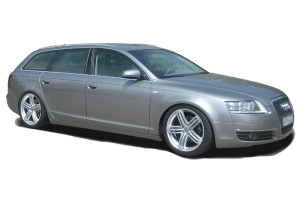 Audi A6 auf 19 Zoll RS6 Felgen mit FK Gewindefahrwerk härteverstellbar